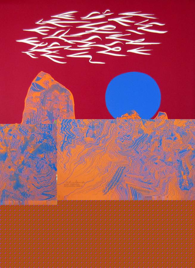 Night Migration a lithograph by Arthur Secunda